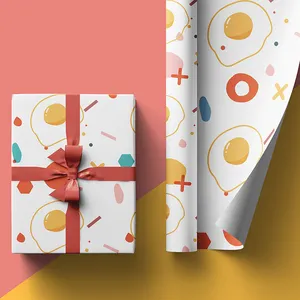 발렌타인 데이 생일 선물 종이 선물 상자 포장지 사용자 정의 로고 인쇄 선물 포장 티슈 페이퍼 포장