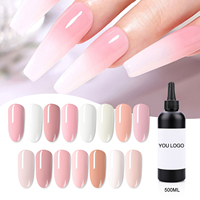 Gel à ongles UV LED Soak Off, Logo de marque privée personnalisé-Vernis à gel professionnel à base de caoutchouc OEM ODM