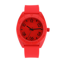 Top 10 Beliebte Neue Mode-Quarzuhr Silikonarmband 40mm Zifferblattdurchmesser 20mm Bandbreite Zeiger Plastik Dekorative Box