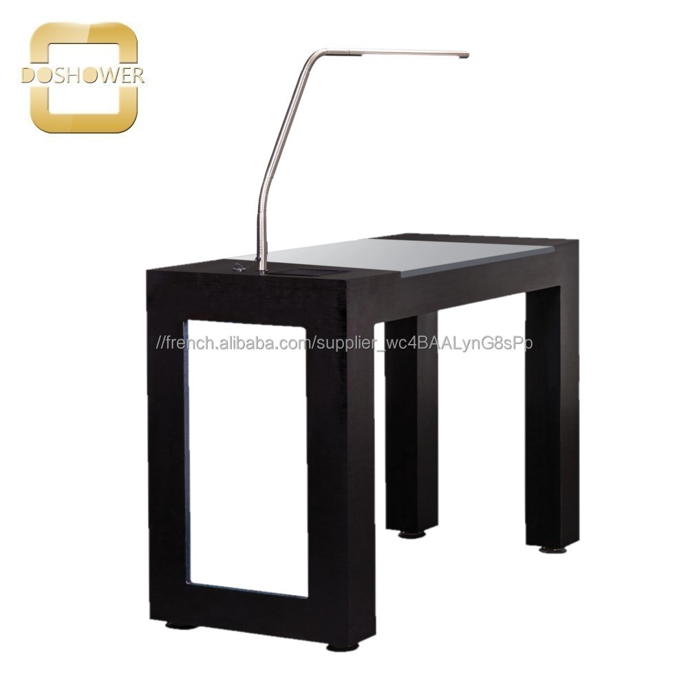 Lampe de table à ongles de table à ongles acrylique protéger pour manucure de table de salon à ongles