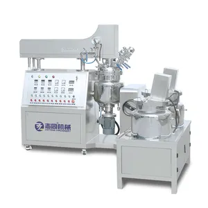 100l vácuo homogeneizador misturador máquina beleza creme pasta cosmética produção vácuo emulsificante misturador máquina