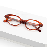 Nouveau ovale acétate lunettes cadre hommes femmes ultra-léger marque Design classique lunettes 2025 nouveau pur à la main lunettes Gafas