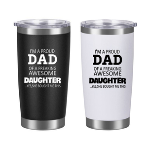 Custom Mr Mrs Dad Mom Gift Tumbler Cups Set 20/30 oz Vacuum Cup Travel Mug Stainless Steel Tumbler Cups With Logo - Product Image 4