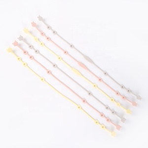 Cinghie di Sicurezza in Silicone Estensibili e Regolabili per Ciuccio e Giocattoli per Bambini, <span class=keywords><strong>Accessori</strong></span> per <span class=keywords><strong>Passeggino</strong></span> - Product Image 3