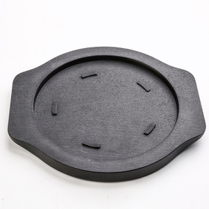 Plateau à steak de forme irrégulière, résistant à la chaleur, épaissi, pour les repas d'hôtel, les fêtes, avec séparateur de couleur unie - Product Image 5