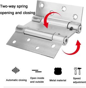 Portes intérieures à ouverture latérale en bois massif laqué blanc, demi-portes doubles avec charnières métalliques, isolation thermique pour <span class=keywords><strong>entrée</strong></span> - Product Image 2