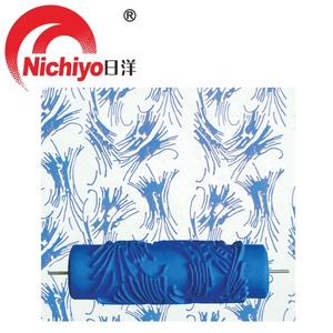 Rodillo de pintura con patrón en relieve estilo americano para decoración DIY, rodillo decorativo con relieve - Product Image 2