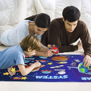 Juego de Tablero de Fieltro Ecológico del Sistema Solar de la NASA, 41 Piezas, Historias Espaciales, Material Educativo Montessori de Astronomía para Niños - Product Image 4