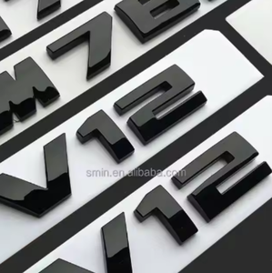 Emblème de coffre M135i M140i M235i M240i M340i M530i M540i M550i <span class=keywords><strong>M550d</strong></span> M730Li M740Li M750Li M750Li M760Li V12 ABS pour <span class=keywords><strong>BMW</strong></span> - Product Image 2