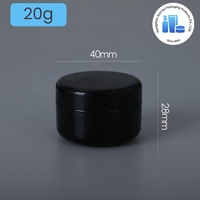 Offre Spéciale – Pot Cosmétique Rond en Plastique PP Translucide de 20g, Personnalisable, à Paroi Simple, avec Couvercle à Vis, pour Crème Contour des Yeux et Soins de la Peau