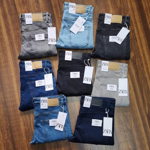 Jeans Cargo de Mezclilla para <span class=keywords><strong>Hombre</strong></span>, Estilo Vintage, Elásticos, Cintura Media, Lavado Medio, Corte Recto, Venta al Por Mayor - Product Image 2