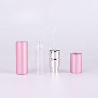 Disponible 5ml Aluminium Shell Vide Portable Distributeur De Parfum Vaporisateur En Verre