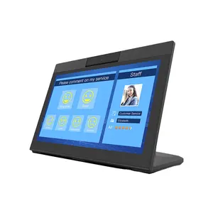 WL1413T(2019) L shape tablet 14 inch 10 point touch screen Rk3399 Poe Rj45 NFC desktop android tablet pc for customer feedback