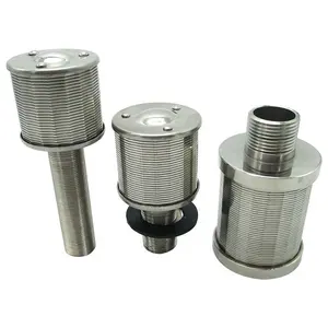 Stainless Steel For Waste Water Treatment Wedge wire screen filter nozzles