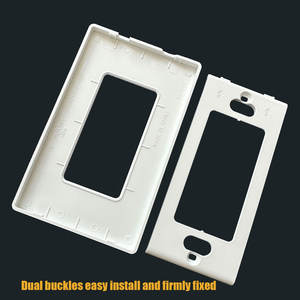 MVAVA USAアメリカンUL & CUL 1/2/3/4ギャングホワイトスクリューレスシングルウォールプレートGFCI WR/TRプラグ20W USB A + Cアウトレットウォールスイッチソケット - Product Image 5