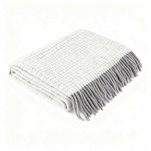 DAHAI <span class=keywords><strong>Couverture</strong></span> <span class=keywords><strong>en</strong></span> <span class=keywords><strong>laine</strong></span> tissée épaisse, de taille idéale, durable, chaude et écologique pour la décoration de chambre bohème, de lit ou de bureau - Product Image 2