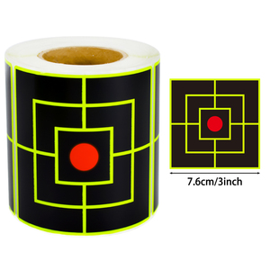 Giấy mục tiêu phản ứng cho súng và cung/mũi tên thực hành cho súng thật và súng không khí bắn tác động trực quan có thể được sử dụng - Product Image 5