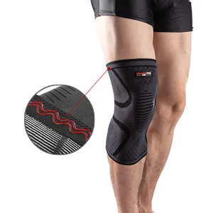 Wholesale cheap price nylon knee sleeves with anti-slip multi-color optional knee brace