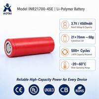 Paket Baterai Li-ion Isi Ulang OEM 21700 4500mAh 3.7V dengan Konektor JST untuk Perangkat Medis Kecantikan Nebulizer
