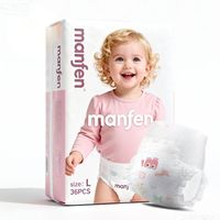 Kostenlose Probe Großhandel Erstklassige Marken-Babywindeln China Organisch Umweltfreundlich Vliesstoff Weich Atmungsaktiv