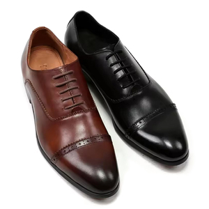 Chaussures Oxford décontractées en cuir véritable faites à la main, respirantes, imperméables, de qualité supérieure, pour le printemps, l'été et l'automne, vente en gros - Product Image 6
