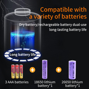 Cao BRIGHT <span class=keywords><strong>LED</strong></span> chiến thuật đèn pin Zoomable <span class=keywords><strong>Torch</strong></span> <span class=keywords><strong>5</strong></span> chế độ chiếu sáng laser Wick ngoài trời không thấm nước cắm trại phiêu lưu tay đèn - Product Image 2