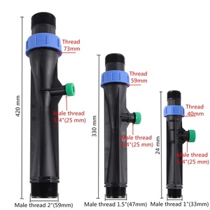 1" 1,5" 2" Mannelijke Schroefdraad Venturi Bemestingset Automatische Meststofinjector Druppelirrigatie Aansluitingen - Product Image 3