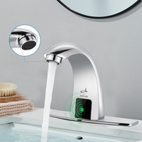 Robinet de salle de bain cascade sans poignée, à capteur tactile, monotrou, en laiton, entièrement automatique, fabriqué en Chine – Meilleurs robinets