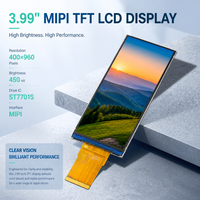Layar LCD TFT 3,99 Inci Resolusi Tinggi 400x960 450nit Modul LCD MIPI 2 Jalur