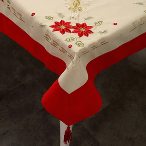 Manteles de algodón bordados de India, cubiertas de mesa de comedor de lujo hechas a mano, banquete de boda, logotipo personalizado, Fabricante Mayorista - Product Image 6