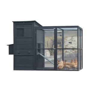 Usine En Gros Personnaliser Étanche Pollaio Par Galline Cage À Poulet En Bois Grand Poulailler Et Courir En Bois Poulailler - Product Image 6