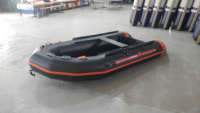 Bote inflable de pvc con motor, bote de rescate con suelo de aluminio extraíble personalizado de alta calidad, multicámaras baratas