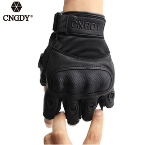 Guantes personalizados anticorte de tres dedos sin dedos Guantes tácticos automáticos para motocicleta sin dedos Guantes mecánicos personalizados - Product Image 5
