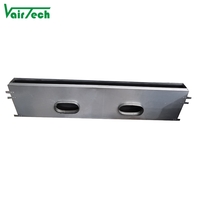 Diffuseur linéaire de ventilation CVC et grilles, boîte d'isolation de transition, boîte de plénum en acier galvanisé