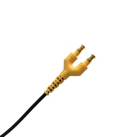 Câble pour casque d'audiomètre TDH39 DD45, mono, 2 mètres, câble pour écouteur contre-auriculaire