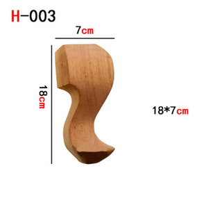 Pieds d'armoire Pieds <span class=keywords><strong>de</strong></span> <span class=keywords><strong>table</strong></span> décoratifs <span class=keywords><strong>en</strong></span> <span class=keywords><strong>bois</strong></span> courbé - Product Image 6