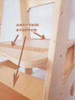 Escalier Tabouret d'assistance de bonne qualité pour enfants Tour d'apprentissage pour tout-petits sur mesure avec planche