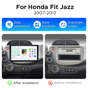 Junsun <b>Wireless</b> Carplay Android Auto Radio For HONDA FIT JAZZ 2007-2013 Carplay with Touch Physical Buttons Car DVD Player - Product Image 2