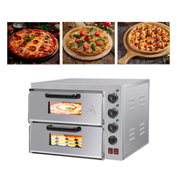 Pizza électrique à double couche en acier inoxydable Bretzels pour four à pizza