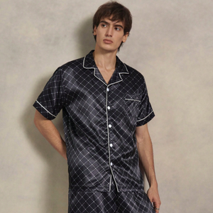 Men Nightwear Set Summer Wear Customized Sleep Wear Modal Fabric Casual Men High Quality Night <b>Suits</b> Sleepwear Supplier - Product Image 1