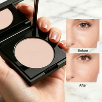 Produits de maquillage en poudre pressée de marque propre, personnalisés pour tous les types de peau, poudre correctrice pour peaux foncées, base de maquillage pour le visage, fond de teint