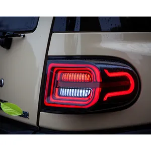 Luces traseras LED para coche HOSI FJ Cruiser luz trasera ahumada LED lámpara trasera para Toyota Fj Cruiser 2007 - 2017 accesorios para coche
