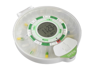 Distributeur automatique de pilules OEM, boîte à pilules avec 28 compartiments, alarmes, boîte à pilules en plastique avec clé de verrouillage, écran LCD