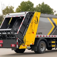 Personnalisation du corps supérieur du camion à ordures compacteur Dongfeng 4X2 7CBM