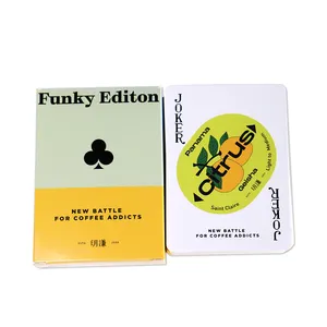 Best selling custom printed fresh design patterns best game paper playing cards