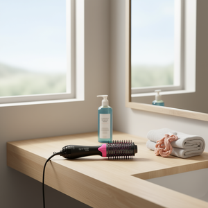 Brosse coiffante à air chaud Vevor 2.56, céramique ionique, 3 réglages de chaleur pour lisser et sécher - Product Image 2