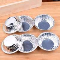 Zinn folie Tasse Kuchen Keks Pudding Backwerk zeug Mini Muffin Pie Cups Pfannen Aluminium Eierkuchen Form für Back zubehör