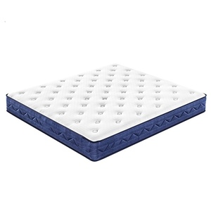 Tejido de punto King Size Pocket Spring Coil Colchón de espuma viscoelástica de alta densidad Cool <span class=keywords><strong>Visco</strong></span> Rolling In Box - Product Image 1