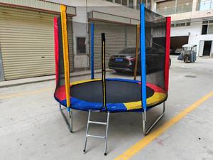 Trampolín Redondo con Red Protectora Colorida y Cama Elástica <span class=keywords><strong>para</strong></span> Niños, Diversión en Interiores y Exteriores, <span class=keywords><strong>Ejercicio</strong></span> y Gimnasio, <span class=keywords><strong>Precio</strong></span> <span class=keywords><strong>de</strong></span> Fábrica - Product Image 4