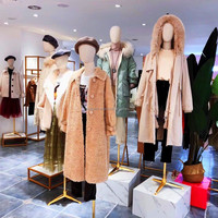 Mannequin de femme en lin et plastique pour magasin de vêtements, buste supérieur, demi-corps, forme de robe